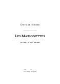 Dietmar Hübner: Les Marionettes